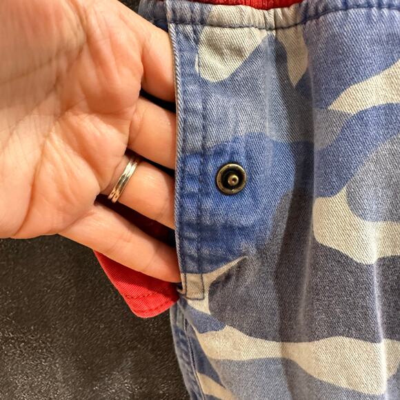 Mini Boden Blue/Grey Camo Cargo Pants, GUC, Sz 8Y (8C) - Picture 3 of 6